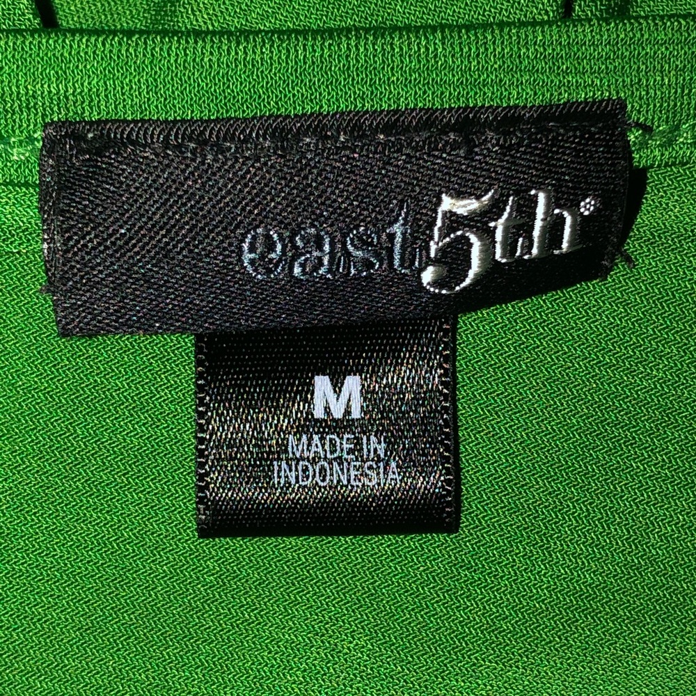 East 5th Ladies Green Top B13 - Picture 3 of 6